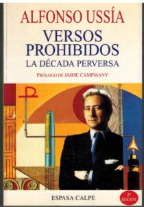 Portada VERSOS PROHIBIDOS. LA DECADA PERVERSA - ALFONSO USSIA - ESPASA CALPE