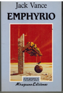 Portada EMPHYRIO - JACK VANCE - MIRAGUANO EDICIONES