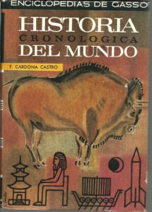Portada HISTORIA CRONOLOGICA DEL MUNDO - F CARDONA CASTRO - HNOS DE GASSO
