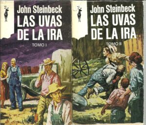 Portada LAS UVAS DE LA IRA - JOHN STEINBECK - EDICIONES G.P