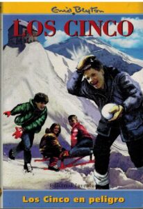 Portada LOS CINCO EN PELIGRO - ENYD BLYTON - JUVENTUD