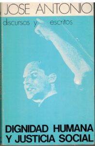 Portada DIGNIDAD HUMANA Y JUSTICIA SOCIAL - JOSE ANTONIO - MOVIMIENTO