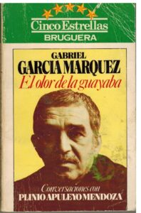 Portada EL OLOR DE LA GUAYABA - GABRIEL GARCIA MARQUEZ - BRUGUERA