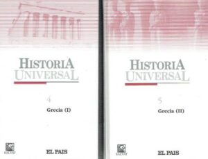 Portada HISTORIA UNIVERSAL 4 - 5. GRECIA - VARIOS AUTORES - EL PAIS SALVAT