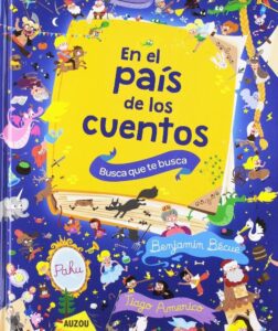 Portada BUSCA QUE TE BUSCA EN EL PAIS DE LOS CUENTOS. - BENJAMIN BÉCUE / TIAGO AMERICO - SM