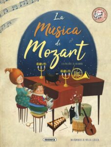 Portada LA MUSICA DE MOZART - VV.AA. - SUSAETA