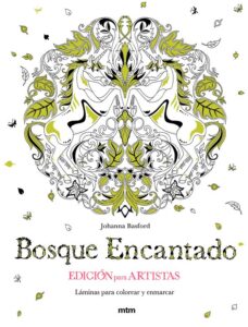 Portada BOSQUE ENCANTADO. EDICIÓN PARA ARTISTAS - JOHANNA BASFORD - MTM