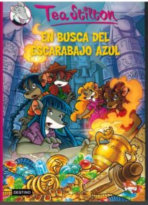 Portada EN BUSCA DEL ESCARABAJO AZUL - TEA STILTON - DESTINO
