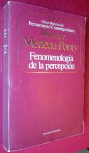 Portada FENOMENOLOGÍA DE LA PERCEPCIÓN - MAURICE MERLEAU-PONTY - ESPASA CALPE