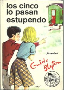 Portada LOS CINCO LO PASAN ESTUPENDO - ENID BLYTON - JUVENTUD