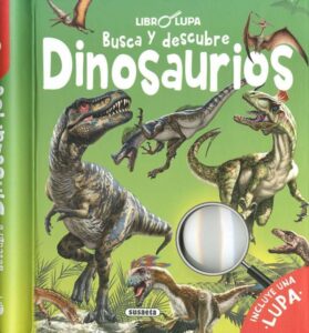 Portada BUSCA Y DESCUBRE DINOSAURIOS - EDICIONES, SUSAETA - SUSAETA