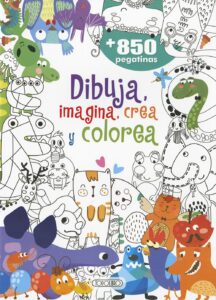 Portada DIBUJA,IMAGINA,CREA Y COLOREA - AA.VV - TODOLIBRO