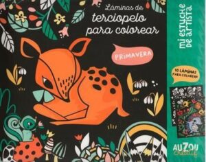 Portada LÁMINAS DE TERCIOPELO PARA COLOREAR -  - AUZOU