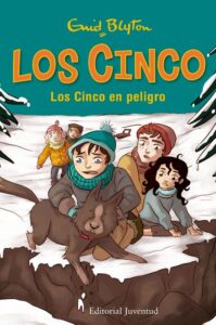 Portada LOS CINCO EN PELIGRO - ENID BLYTON - JUVENTUD