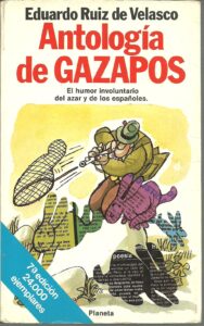 Portada ANTOLOGIA DE GAZAPOS - EDUARDO RUIZ DE VELASCO - PLANETA