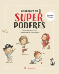Portada CUADERNO DE SUPERPODERES - SUSANNA ISERN  - FLAMBOYANT
