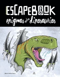Portada ENIGMAS ENTRE DINOSAURIOS -  Alberto Jiménez García -