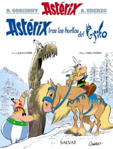 Portada ASTÉRIX TRAS LAS HUELLAS DEL GRIFO - RENE GOSCINNY / JEAN-YVES FERRI - SALVAT