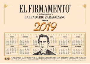 Portada CALENDARIO SOBREMESA ZARAGOZANO 2020 - VV.AA. - ZARAGOZANO
