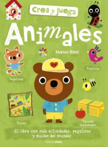 Portada CREAR Y JUGAR. ANIMALES - MARION BILLET - ESPASA CALPE