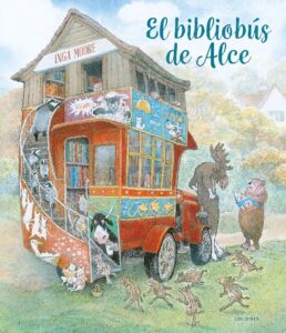 Portada EL BIBLIOBUS DE ALCE. EDELVIVES - MOORE, INGA - EDELVIVES