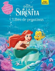 Portada LA SIRENITA. LIBRO DE PEGATINAS. - DISNEY - DISNEY