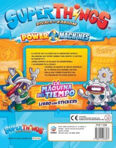 Portada LIBRO DE STICKERS SUPERTHINGS POWER MACHINES - EDIBA - EDIBA