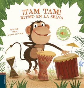 Portada TAM TAM, RITMO EN LA SELVA.EDELV - VAN GENECHTEN, GUIDO - EDELVIVES