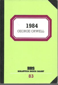 Portada 1984 - GEORGE ORWELL - SALVAT