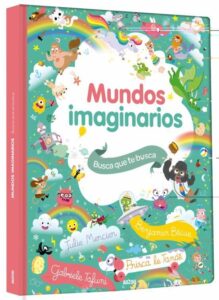 Portada BUSCA QUE TE BUSCA. MUNDOS IMAGINARIOS - AA. VV. - AUZOU