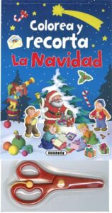 Portada COLOREA Y RECORTA LA NAVIDAD - SUSAETA - SUSAETA