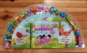 Portada DINOSAURIOS PARA COLOREAR - AA.VV - TODOLIBRO