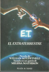Portada E.T EL EXTRATERRESTRE - WILLIAM KOTZWINKLE - PLAZA Y JANES