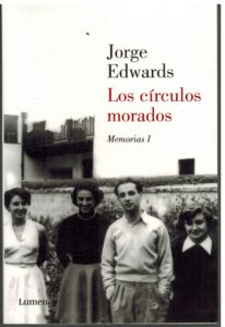 Portada LOS CIRCULOS MORADOS. MEMORIAS I - JORGE EDWARDS - LUMEN