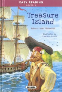 Portada TREASURE ISLAND -  ROBERT LOUIS STEVENSON - SUSAETA