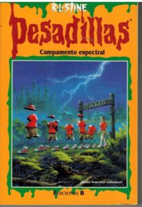 Portada CAMPAMENTO ESPECTRAL - R L STINE - EDICIONES B
