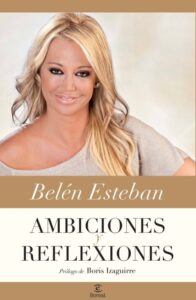 Portada AMBICIONES Y REFLEXIONES - BELEN ESTEBAN - ESPASA