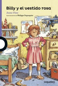 Portada BILLY Y EL VESTIDO ROSA - ANNE FINE - LOQUELEO