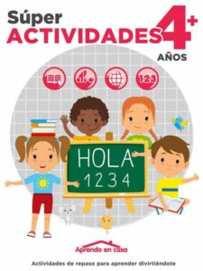 Portada SUPER ACTIVIDADES 4 AÑOS - VARIOS AUTORES - SALDAÑA