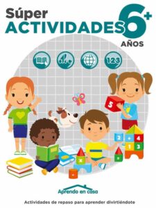 Portada SUPER ACTIVIDADES 6 AÑOS - VARIOS AUTORES - SALDAÑA