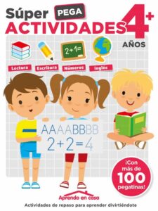 Portada SUPER PEGA 4 5 AÑOS - VARIOS AUTORES - SALDAÑA