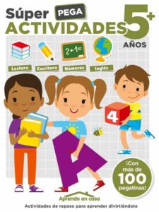 Portada SUPER PEGA 5 6 AÑOS - VARIOS AUTORES - SALDAÑA