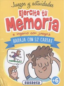 Portada EJERCITA TU MEMORIA E INGENIO CON JUEGOS - VARIOS AUTORES - SUSAETA