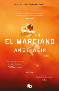 Portada EL MARCIANO - ANDY WEIR - EDICIONES B
