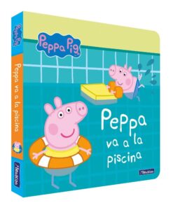 Portada PEPPA PIG VA A LA PISCINA (PEPPA PIG. PEQUEÑAS MANITAS) - HASBRO / EONE - BEASCOA