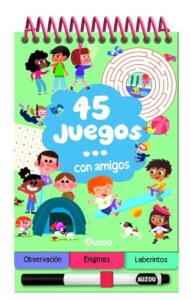 Portada 45 JUEGOS CON AMIGOS - VARIOS AUTORES - AUZOU