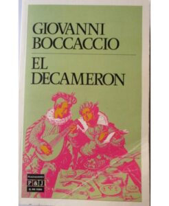 Portada EL DECAMERÓN  - GIOVANNI BOCCACCIO - PLAZA Y JANES