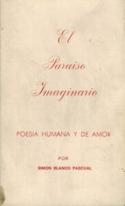 Portada EL PARAISO IMAGINARIO - SIMON BLANCO PASCUAL -