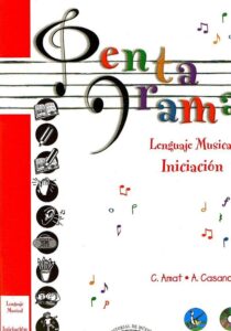 Portada PENTAGRAMA INICIACIÓN LENGUAJE MUSICAL - AMAT, CARME;CASANOVA, ANNA -