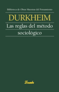 Portada LAS REGLAS DEL METODO SOCIOLOGICO - DURKHEM - LOSADA
